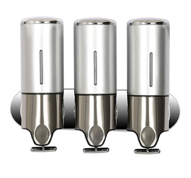 500 ml Tank Triple t Pull Stainless Liquid Soap-Shampoo-Shower Gel Apparatus