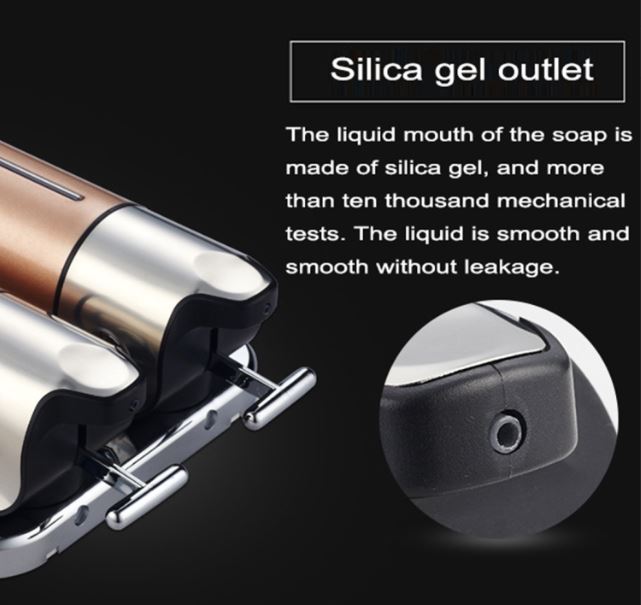 500 ml Tank Triple t Pull Stainless Liquid Soap-Shampoo-Shower Gel Apparatus