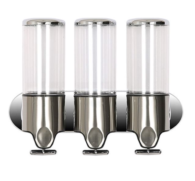 500 ml Tank Triple t Pull Stainless Liquid Soap-Shampoo-Shower Gel Apparatus