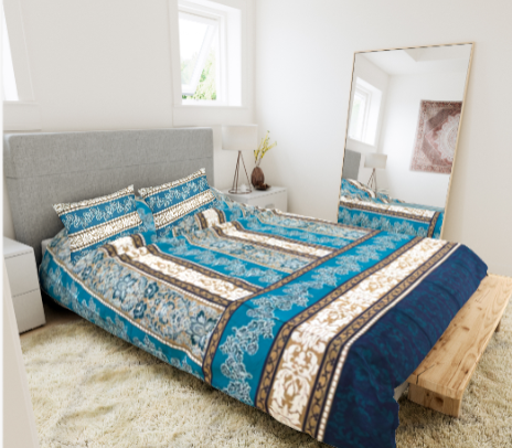 King Size Printed Bedspread
