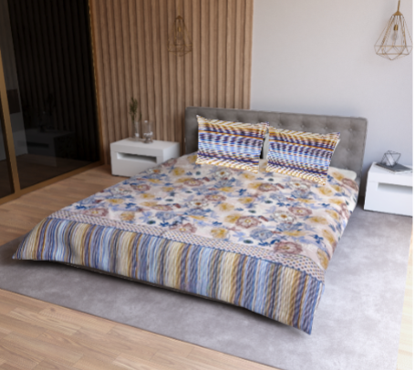 King Size Printed Bedspread