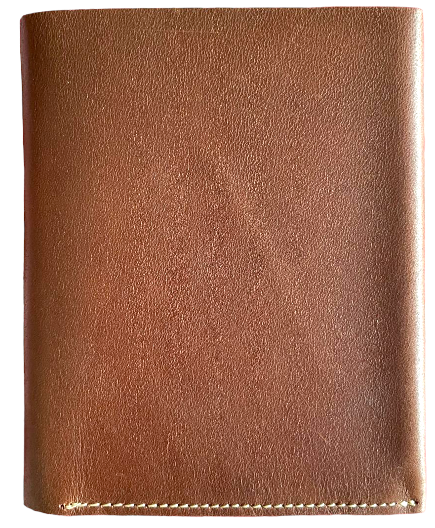 Men's Genuine Leather Bifold Wallet - Vintage Slim