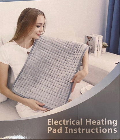 Electric Heating Pad - with 6 Temperature Settings and Auto Shut-Off Features