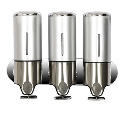 500 ml Tank Triple t Pull Stainless Liquid Soap-Shampoo-Shower Gel Apparatus