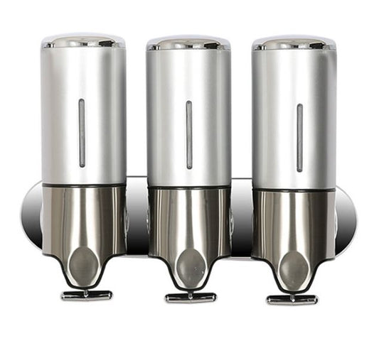 500 ml Tank Triple t Pull Stainless Liquid Soap-Shampoo-Shower Gel Apparatus