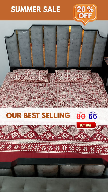 Premium King Size Cotton Bed Sheets |  20% OFF | USE CODE BED20