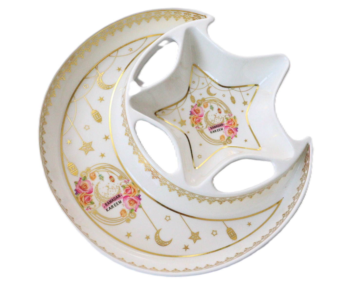 Ceramic Star Moon Shaped Serving Plate