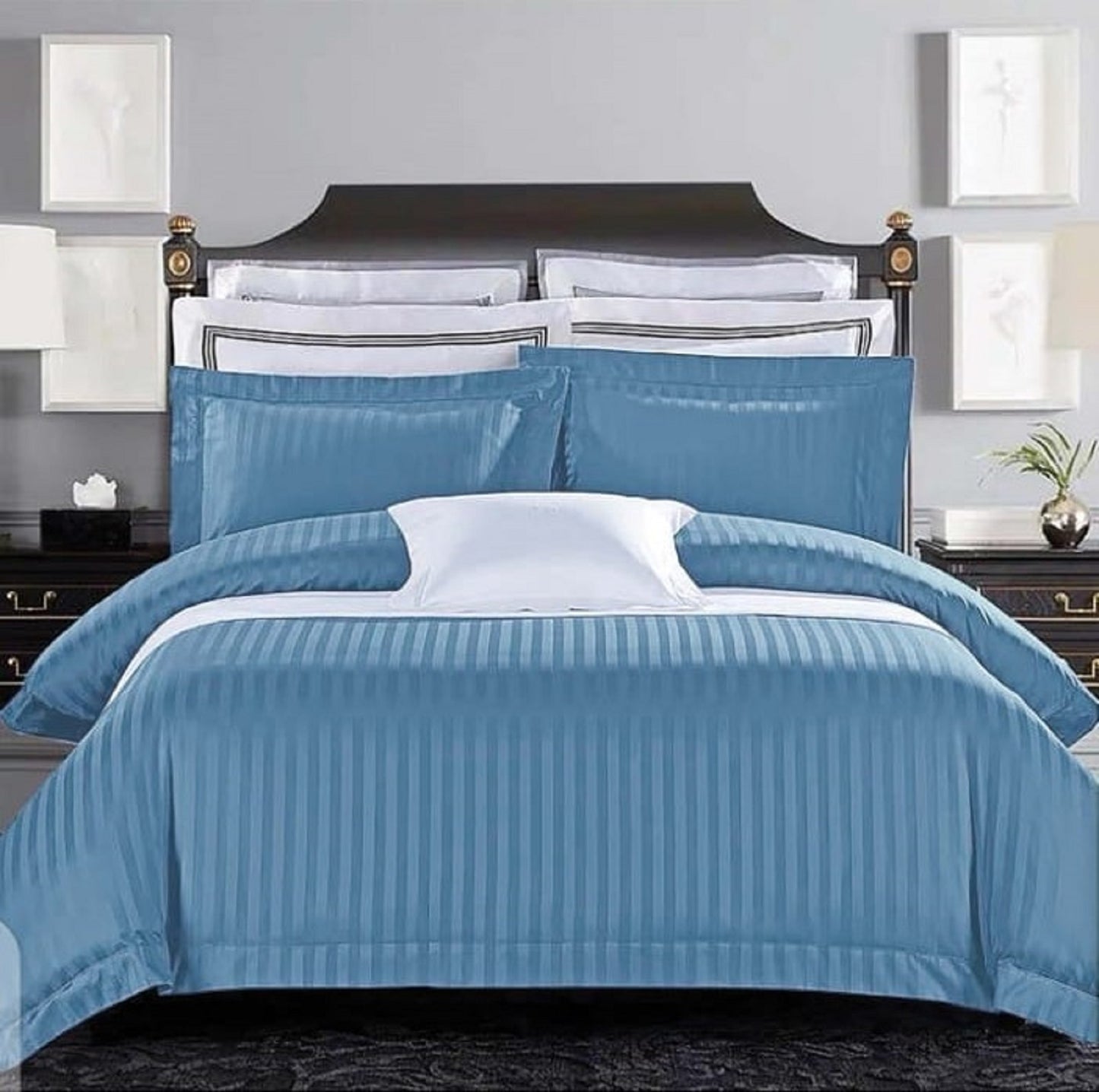 King Size Striped Bedsheet