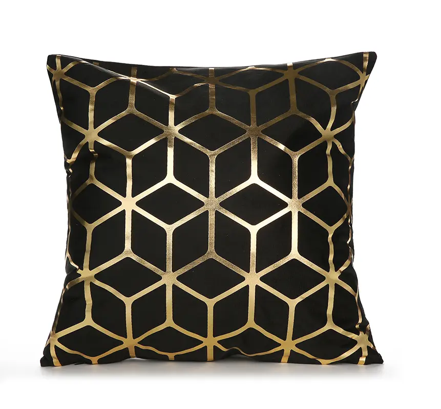 Geometric Cubes Sofa Cushion Cover