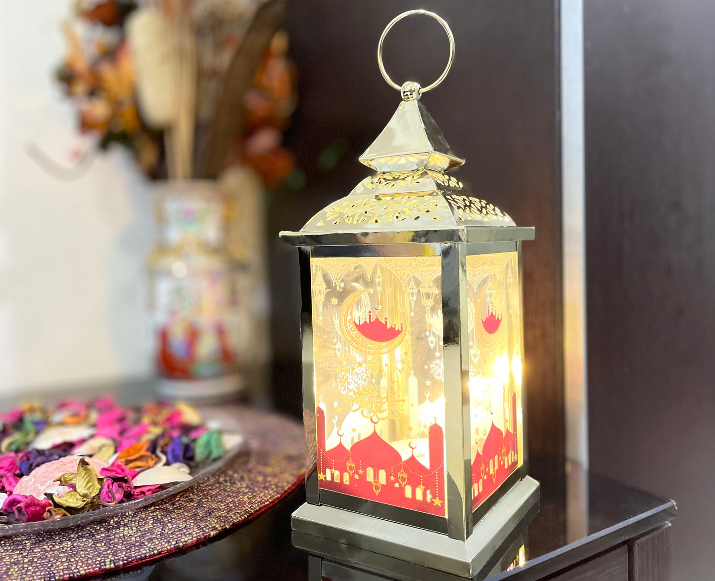 Arabian Metal Decorative LED Lantern