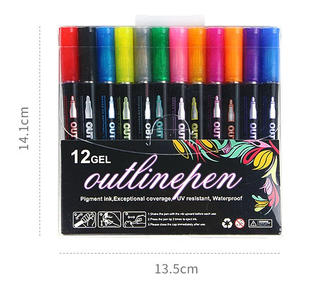 Outline Marker Pens