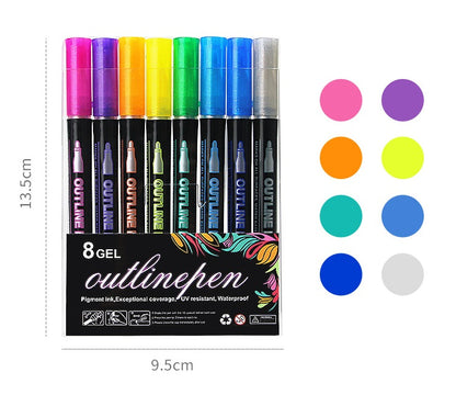 Outline Marker Pens