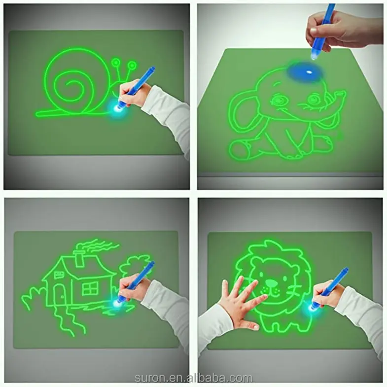 Kids Drawing Board - Glow in the Dark